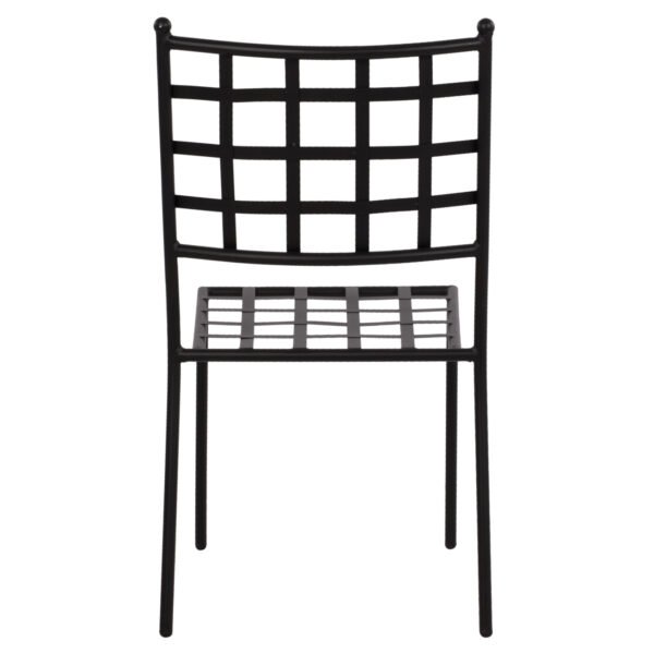 ΜΕΤΑΛΛΙΚΗ ΚΑΡΕΚΛΑ EMERY HM5509 ΣΕ ΜΑΥΡΗ ΑΠΟΧΡΩΣΗ 46x58x88  cm - Image 6