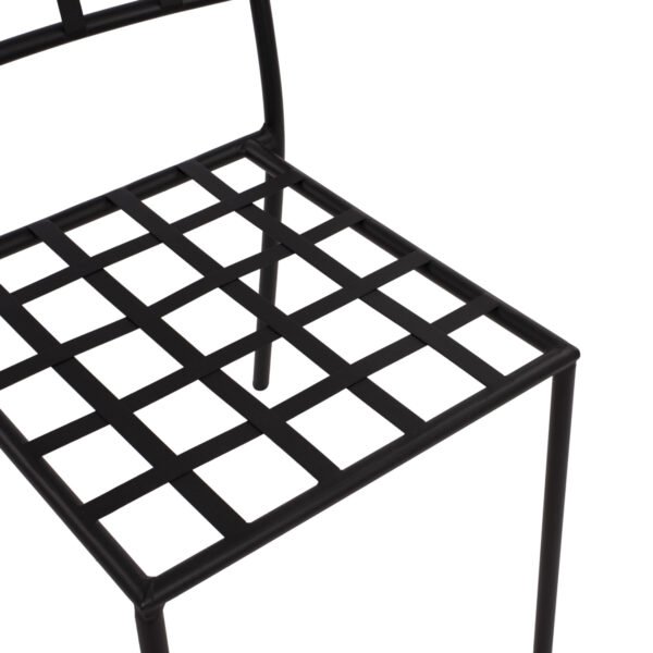 ΜΕΤΑΛΛΙΚΗ ΚΑΡΕΚΛΑ EMERY HM5509 ΣΕ ΜΑΥΡΗ ΑΠΟΧΡΩΣΗ 46x58x88  cm - Image 8