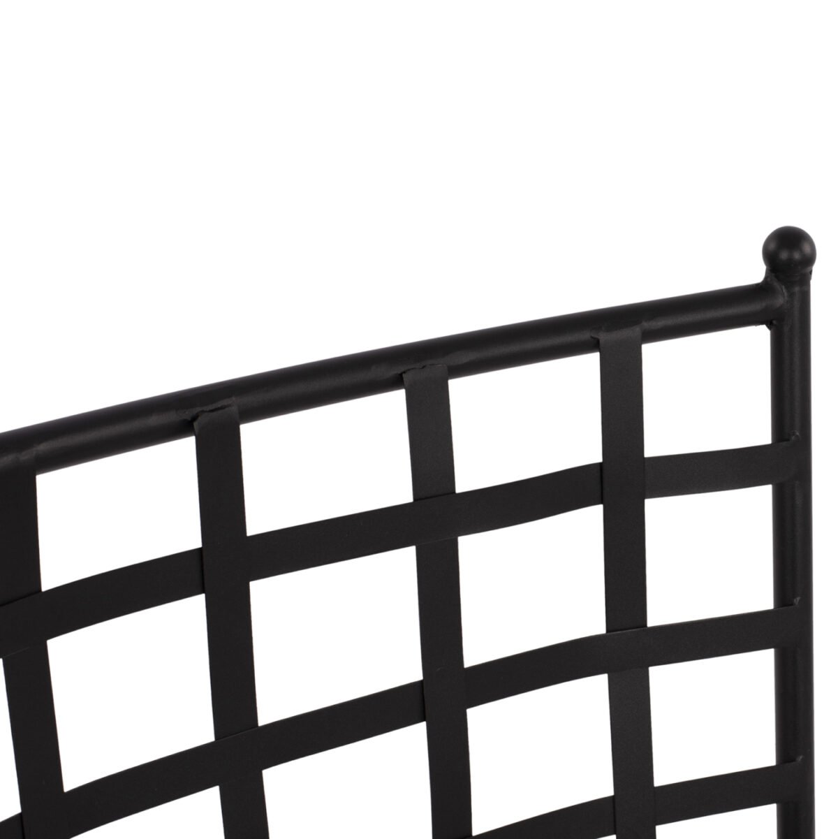 ΜΕΤΑΛΛΙΚΗ ΚΑΡΕΚΛΑ EMERY HM5509 ΣΕ ΜΑΥΡΗ ΑΠΟΧΡΩΣΗ 46x58x88  cm - Image 9