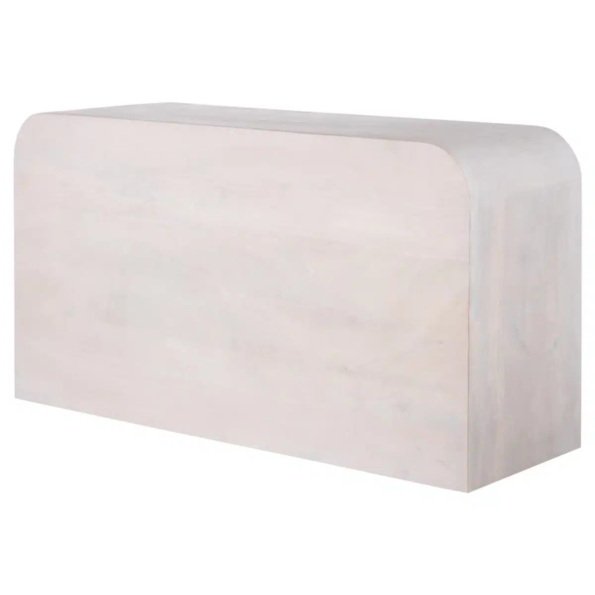 ΜΠΟΥΦΕΣ HANDYR HM9705 ΜΑΣΙΦ ΞΥΛΟ MANGO ΣΕ ΛΕΥΚΟ ΧΡΩΜΑ 165x35x75Yεκ. - Image 4