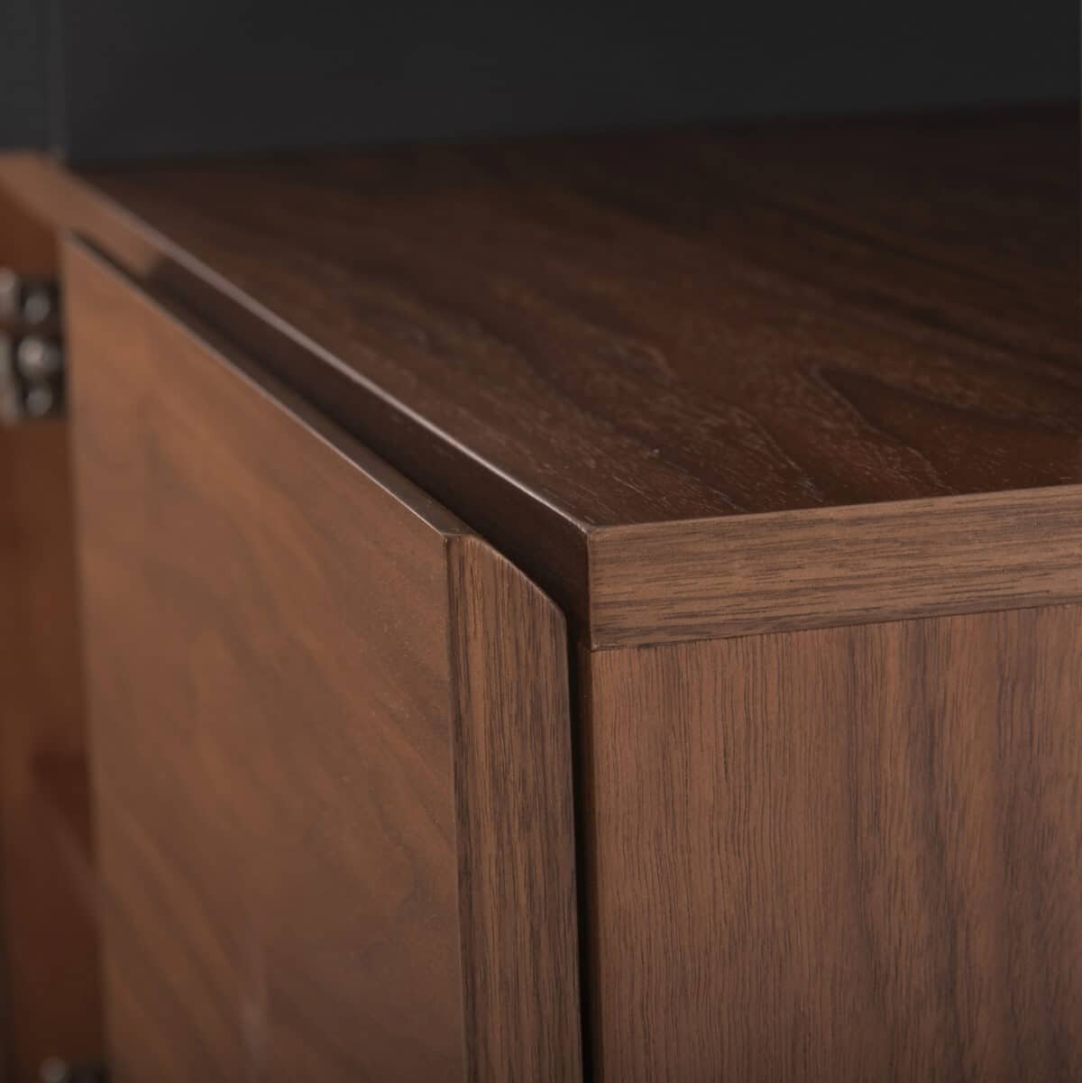 ΜΠΟΥΦΕΣ PREDA HM9747 MDF ΜΕ ΚΑΡΥΔΙ & ΣΚΟΥΡΟ ΓΚΡΙ ΚΑΠΛΑΜΑ 167x28-40x80Υεκ. - Image 8