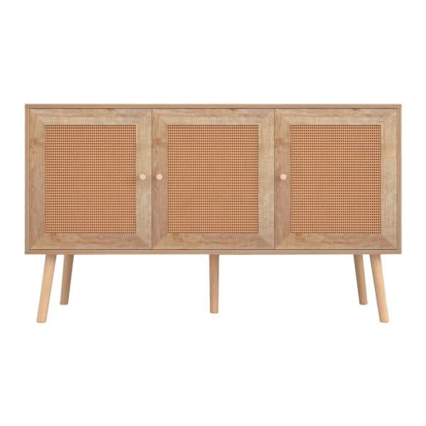 ΜΠΟΥΦΕΣ ΜΕΛΑΜΙΝΗΣ COLM- ΣΥΝΘ. RATTAN ΣΤΙΣ ΠΟΡΤΕΣ HM9220.11 120Χ39Χ70Υεκ. - Image 3