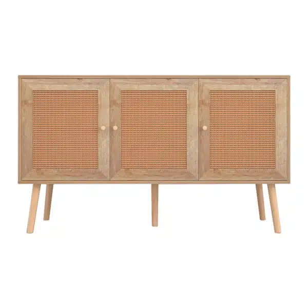 ΜΠΟΥΦΕΣ ΜΕΛΑΜΙΝΗΣ COLM- ΣΥΝΘ. RATTAN ΣΤΙΣ ΠΟΡΤΕΣ HM9220.11 120Χ39Χ70Υεκ. - Image 3