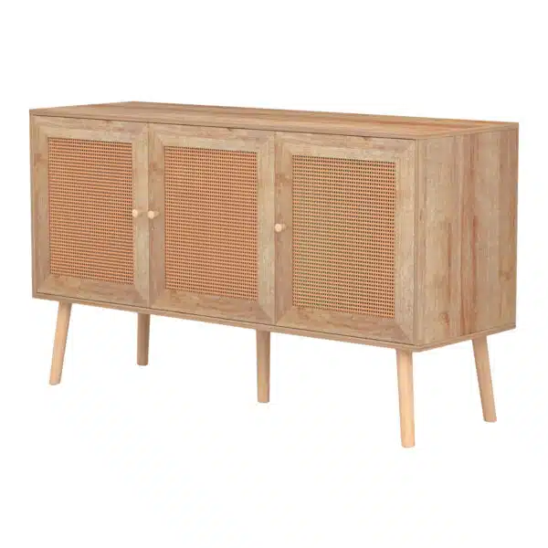 ΜΠΟΥΦΕΣ ΜΕΛΑΜΙΝΗΣ COLM- ΣΥΝΘ. RATTAN ΣΤΙΣ ΠΟΡΤΕΣ HM9220.11 120Χ39Χ70Υεκ. - Image 4