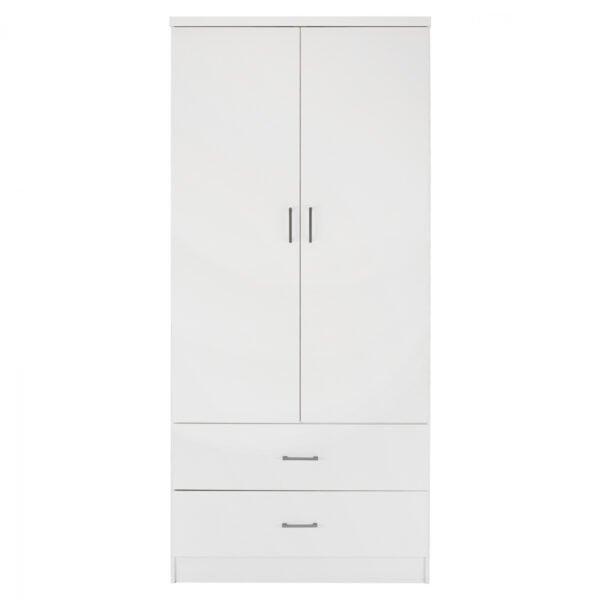 ΝΤΟΥΛΑΠΑ 2ΦΥΛΛΗ REINA ME 2 ΣΥΡΤΑΡΙΑ HM338.05 ΛΕΥΚΗ 80Χ42,5Χ180,5Υ εκ. - Image 4