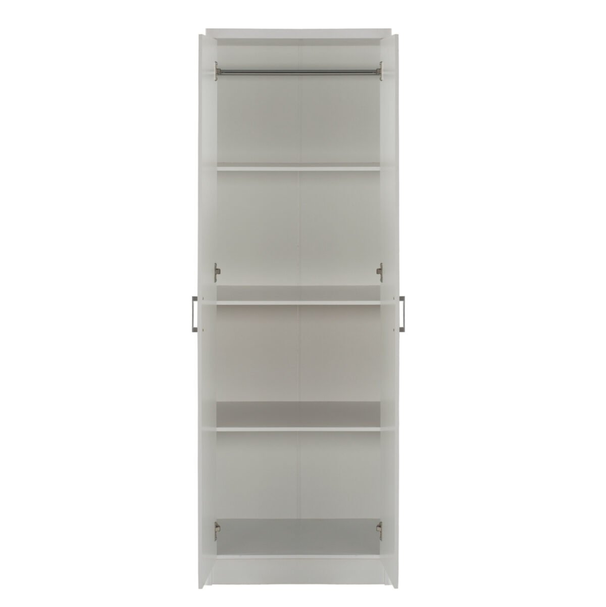 ΝΤΟΥΛΑΠΑ 2ΦΥΛΛΗ BAILEY ΜΕ ΤΡΙΑ ΡΑΦΙΑ HM337.05 ΜΕΛΑΜΙΝΗ ΛΕΥΚΗ 60Χ43Χ181Υεκ. - Image 4