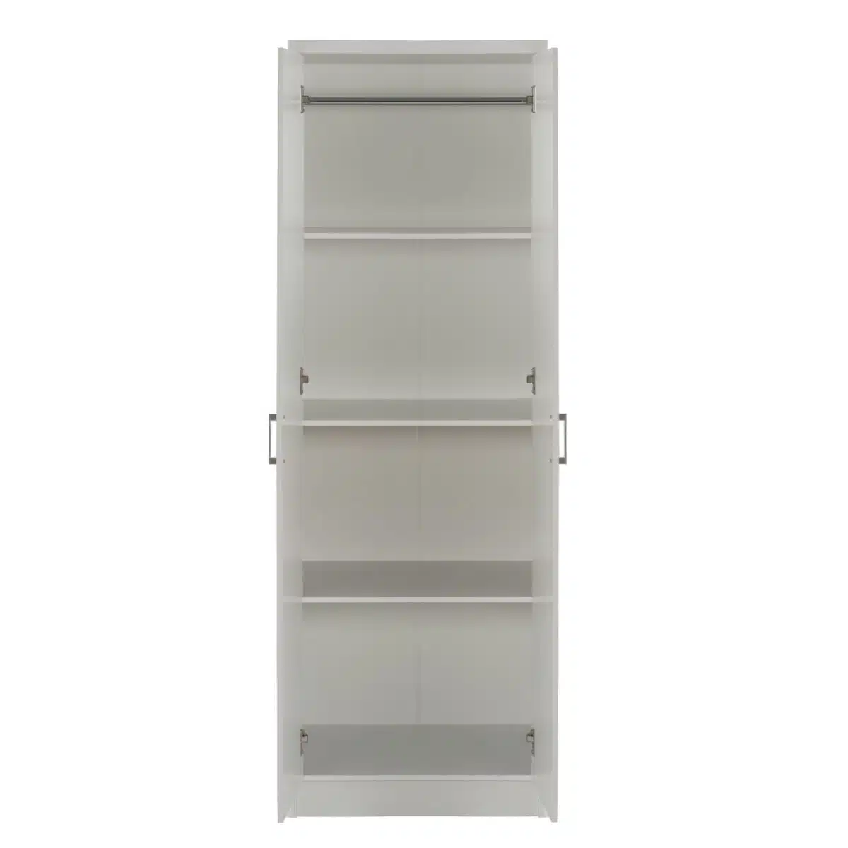 ΝΤΟΥΛΑΠΑ 2ΦΥΛΛΗ BAILEY ΜΕ ΤΡΙΑ ΡΑΦΙΑ HM337.05 ΜΕΛΑΜΙΝΗ ΛΕΥΚΗ 60Χ43Χ181Υεκ. - Image 4