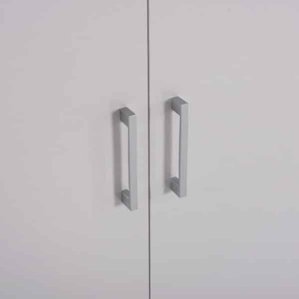 ΝΤΟΥΛΑΠΑ 2ΦΥΛΛΗ BAILEY ΜΕ ΤΡΙΑ ΡΑΦΙΑ HM337.05 ΜΕΛΑΜΙΝΗ ΛΕΥΚΗ 60Χ43Χ181Υεκ. - Image 5