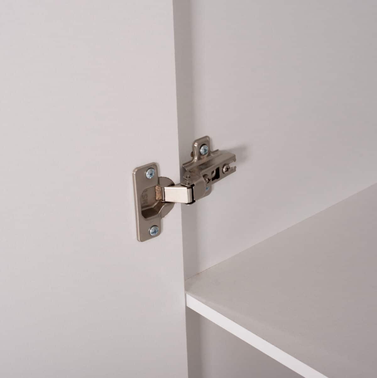 ΝΤΟΥΛΑΠΑ 2ΦΥΛΛΗ BAILEY ΜΕ ΤΡΙΑ ΡΑΦΙΑ HM337.05 ΜΕΛΑΜΙΝΗ ΛΕΥΚΗ 60Χ43Χ181Υεκ. - Image 7