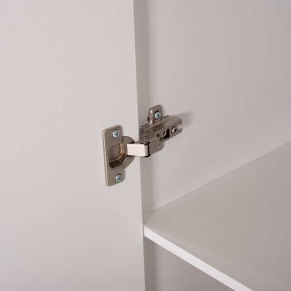 ΝΤΟΥΛΑΠΑ 2ΦΥΛΛΗ BAILEY ΜΕ ΤΡΙΑ ΡΑΦΙΑ HM337.05 ΜΕΛΑΜΙΝΗ ΛΕΥΚΗ 60Χ43Χ181Υεκ. - Image 7