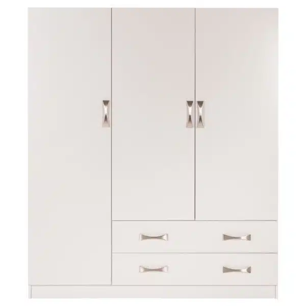 ΝΤΟΥΛΑΠΑ 3ΦΥΛΛΗ CARLY HM384.05 ΜΕ ΔΥΟ ΣΥΡΤΑΡΙΑ ΛΕΥΚΗ 150X55Χ180Υεκ. - Image 4