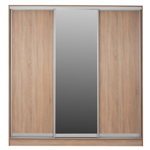 ΝΤΟΥΛΑΠΑ 3ΦΥΛΛΗ ΣΥΡΟΜΕΝΗ ΜΕ ΚΑΘΡΕΠΤΗ SONAMA OAK HM2435 200X60X210Υεκ - Image 3