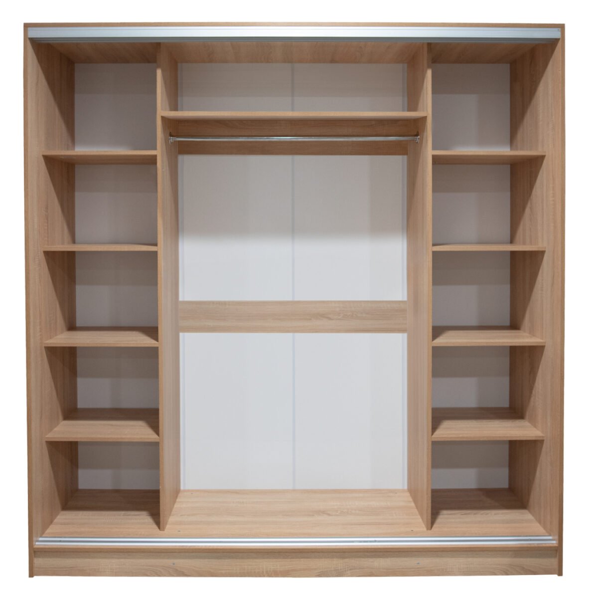 ΝΤΟΥΛΑΠΑ 3ΦΥΛΛΗ ΣΥΡΟΜΕΝΗ ΜΕ ΚΑΘΡΕΠΤΗ SONAMA OAK HM2435  200X60X210Υεκ - Image 4