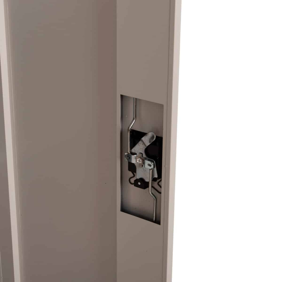 ΝΤΟΥΛΑΠΑ ΜΕΤΑΛΛΙΚΗ CLOD HM5961.11 2ΦΥΛΛΗ ΜΕ ΧΩΡΙΣΜΑ ΑΝΟΙΧΤΟ ΓΚΡΙ 90Χ40Χ180Yεκ. - Image 7