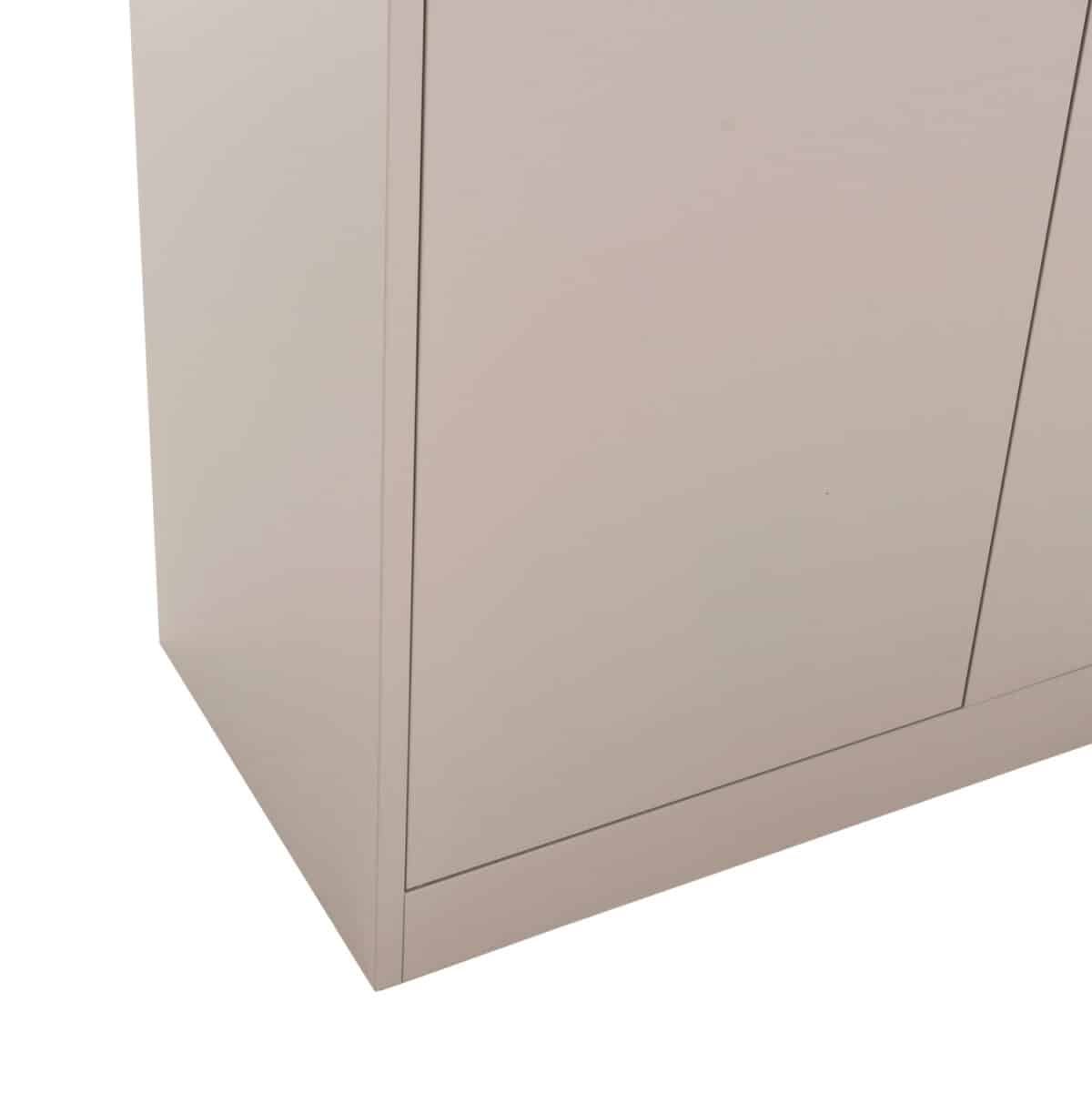 ΝΤΟΥΛΑΠΑ ΜΕΤΑΛΛΙΚΗ CLOD HM5961.11 2ΦΥΛΛΗ ΜΕ ΧΩΡΙΣΜΑ ΑΝΟΙΧΤΟ ΓΚΡΙ 90Χ40Χ180Yεκ. - Image 9