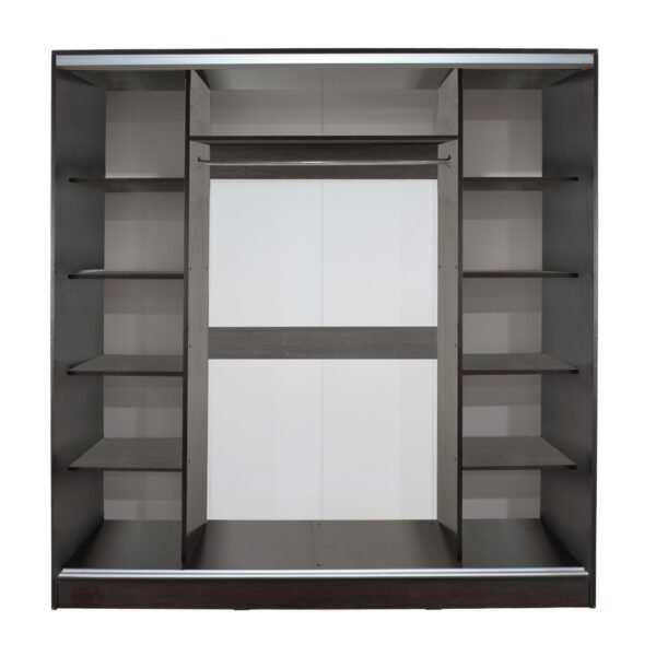 ΝΤΟΥΛΑΠΑ ΣΥΡΟΜΕΝΗ ADLER ΜΕΛΑΜΙΝΗΣ ΒΕΓΓΕ ΜΕ ΚΑΘΡΕΠΤΗ HM2435.02 200X60X210Υεκ - Image 3