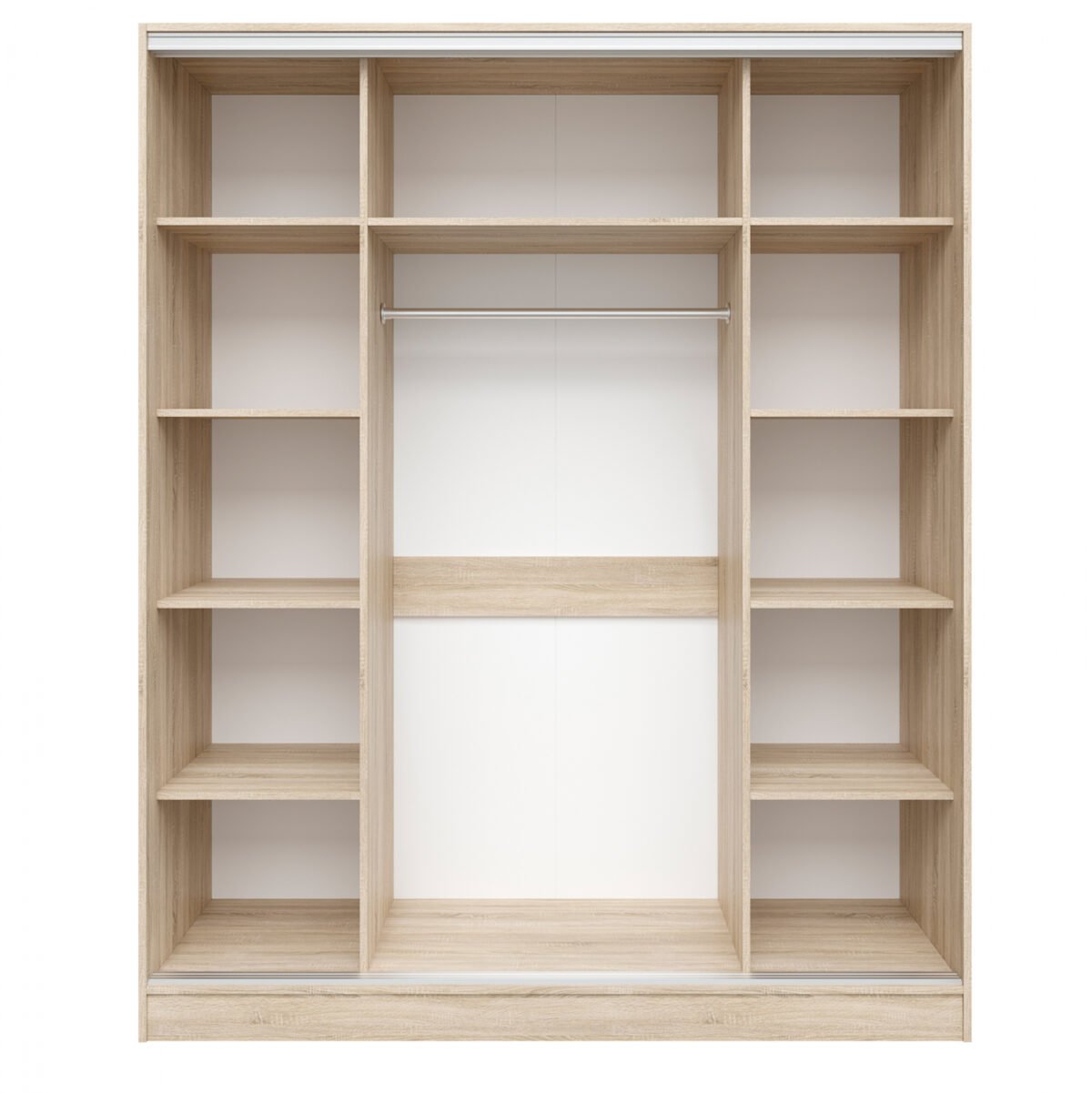 ΝΤΟΥΛΑΠΑ ΣΥΡΟΜΕΝΗ ADLER  ΜΕΛΑΜΙΝΗΣ SONAMA ΜΕ ΚΑΘΡΕΦΤΗ 3ΦΥΛΛΗ HM2461.01  183x60x220 εκ. - Image 3