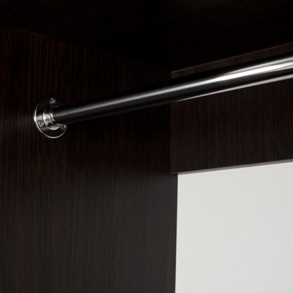 ΝΤΟΥΛΑΠΑ ΣΥΡΟΜΕΝΗ ADLER ΜΕΛΑΜΙΝΗΣ WENGE ΜΕ ΚΑΘΡΕΠΤΗ HM2437.02  180X60X210Υεκ. - Image 8