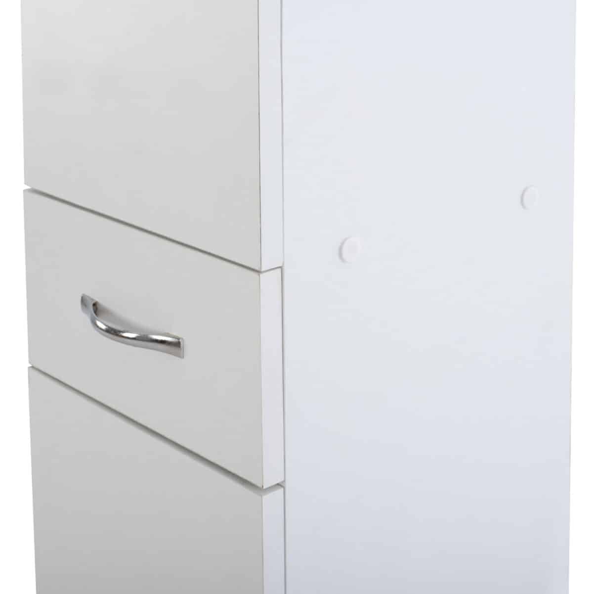 ΝΤΟΥΛΑΠΙ ADEMIA ΣΤΗΛΗ ΠΟΛΛΑΠΛΩΝ ΧΡΗΣΕΩΝ ΜΕΛΑΜΙΝΗ ΛΕΥΚΟ 30x33x175,5Yεκ.HM9124.11 - Image 8