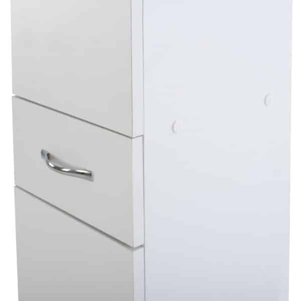 ΝΤΟΥΛΑΠΙ ADEMIA ΣΤΗΛΗ ΠΟΛΛΑΠΛΩΝ ΧΡΗΣΕΩΝ ΜΕΛΑΜΙΝΗ ΛΕΥΚΟ 30x33x175,5Yεκ.HM9124.11 - Image 8