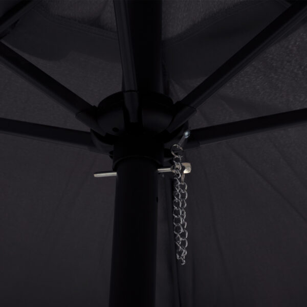 ΟΜΠΡΕΛΑ ΑΛΟΥΜΙΝΙΟΥ KACEN Φ250x236 εκ. ΜΕ 6 ΑΚΤΙΝΕΣ ΓΚΡΙ ΠΑΝΙ HM6030.10 - Image 4