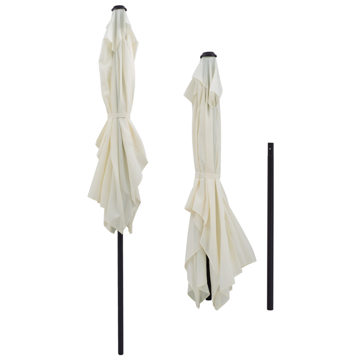 ΟΜΠΡΕΛΑ ΑΛΟΥΜΙΝΙΟΥ CAMBELL HM6029.10 ΟΡΘΟΓΩΝΙΑ ΑΝΑΚΛΙΝΟΜΕΝΗ ΜΠΕΖ ΓΚΡΙ 262x170x253 εκ. - Image 6