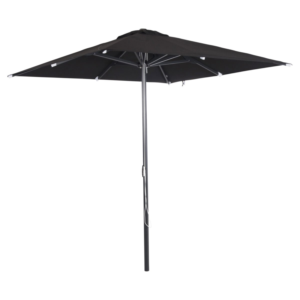 ΟΜΠΡΕΛΑ ΕΠΑΓΓΕΛΜΑΤΙΚΗ ALU 2.20x2.20 ΜΑΥΡΟ ΠΑΝΙ ΑΚΡΥΛΙΚΟ 8ΑΚΤΙΝΕΣ HM6013.03 - Image 2