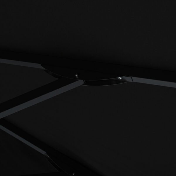 ΟΜΠΡΕΛΑ ΕΠΑΓΓΕΛΜΑΤΙΚΗ 3x3x2,83M ELEAZAR ΑΛΟΥΜΙΝΙΟΥ ΜΕ ΠΑΝΙ ΑΚΡΥΛΙΚΟ ΣΕ ΜΑΥΡΗ ΑΠΟΧΡΩΣΗ HM6026.03 - Image 6