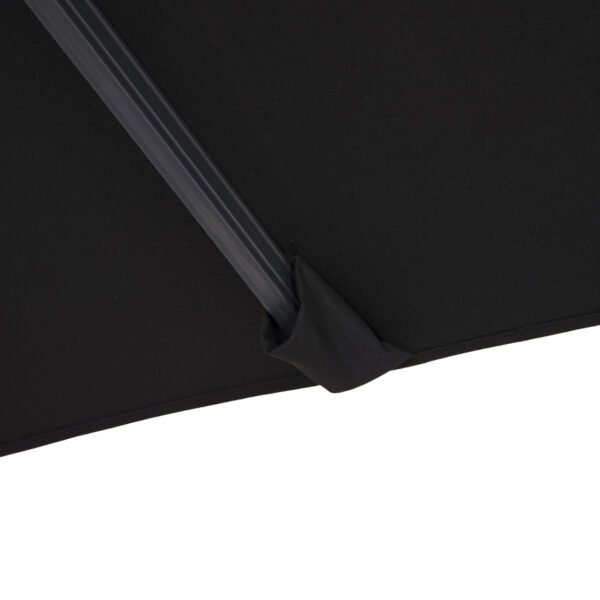 ΟΜΠΡΕΛΑ SHADER HM6025.03 ALU ΕΠΑΓΓΕΛΜΑΤΙΚΗ ΚΡΕΜΑΣΤΗ 3X3 360 ΜΟΙΡΩΝ ME ΜΑΥΡΟ ΑΚΡΥΛΙΚΟ ΠΑΝΙ - Image 7