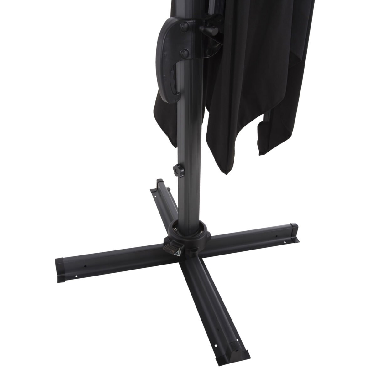 ΟΜΠΡΕΛΑ SHADER HM6025.03 ALU ΕΠΑΓΓΕΛΜΑΤΙΚΗ ΚΡΕΜΑΣΤΗ 3X3 360 ΜΟΙΡΩΝ ME ΜΑΥΡΟ ΑΚΡΥΛΙΚΟ ΠΑΝΙ - Image 10