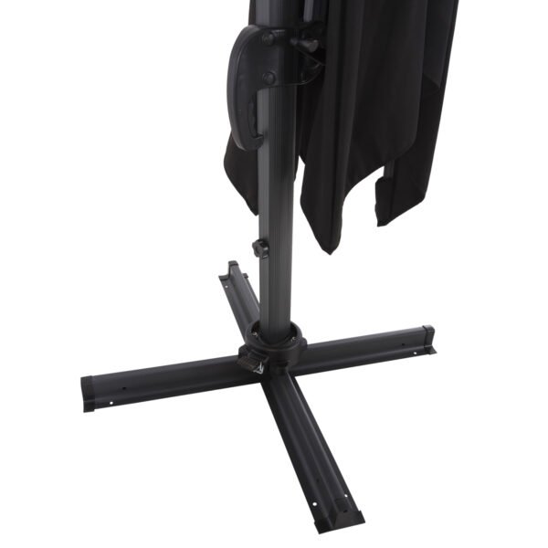 ΟΜΠΡΕΛΑ SHADER HM6025.03 ALU ΕΠΑΓΓΕΛΜΑΤΙΚΗ ΚΡΕΜΑΣΤΗ 3X3 360 ΜΟΙΡΩΝ ME ΜΑΥΡΟ ΑΚΡΥΛΙΚΟ ΠΑΝΙ - Image 10