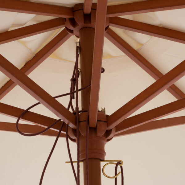 ΟΜΠΡΕΛΑ ΕΠΑΓΓΕΛΜΑΤΙΚΗ WAGNER ΚΡΟΣΙ ΜΠΕΖ ΜΕ ΞΥΛΙΝΟ ΚΑΦΕ ΣΚΕΛΕΤΟ Φ3X2.50Υm HM5776.01 - Image 6