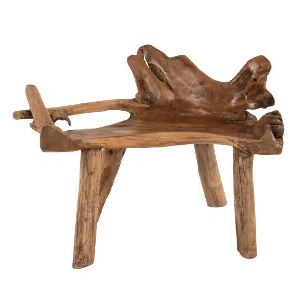 ΠΑΓΚΑΚΙ HM9348 ΑΠΟ ΜΑΣΙΦ ΞΥΛΟ TΕΑK ΦΥΣΙΚΟ 120x88x80 εκ. - Image 3