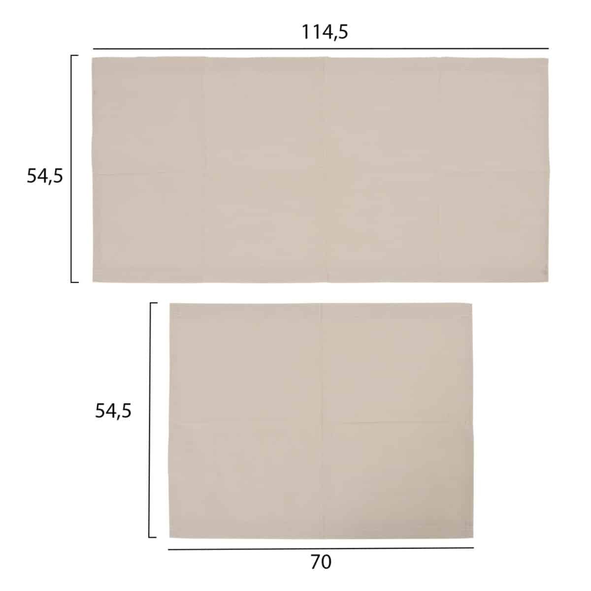 ΠΑΝΙ TEXTILENE ΑΝΤΑΛΛΑΚΤΙΚΟ ΞΑΠΛΩΣΤΡΑΣ CRETA ΜΠΕΖ HM5887.02 - Image 2