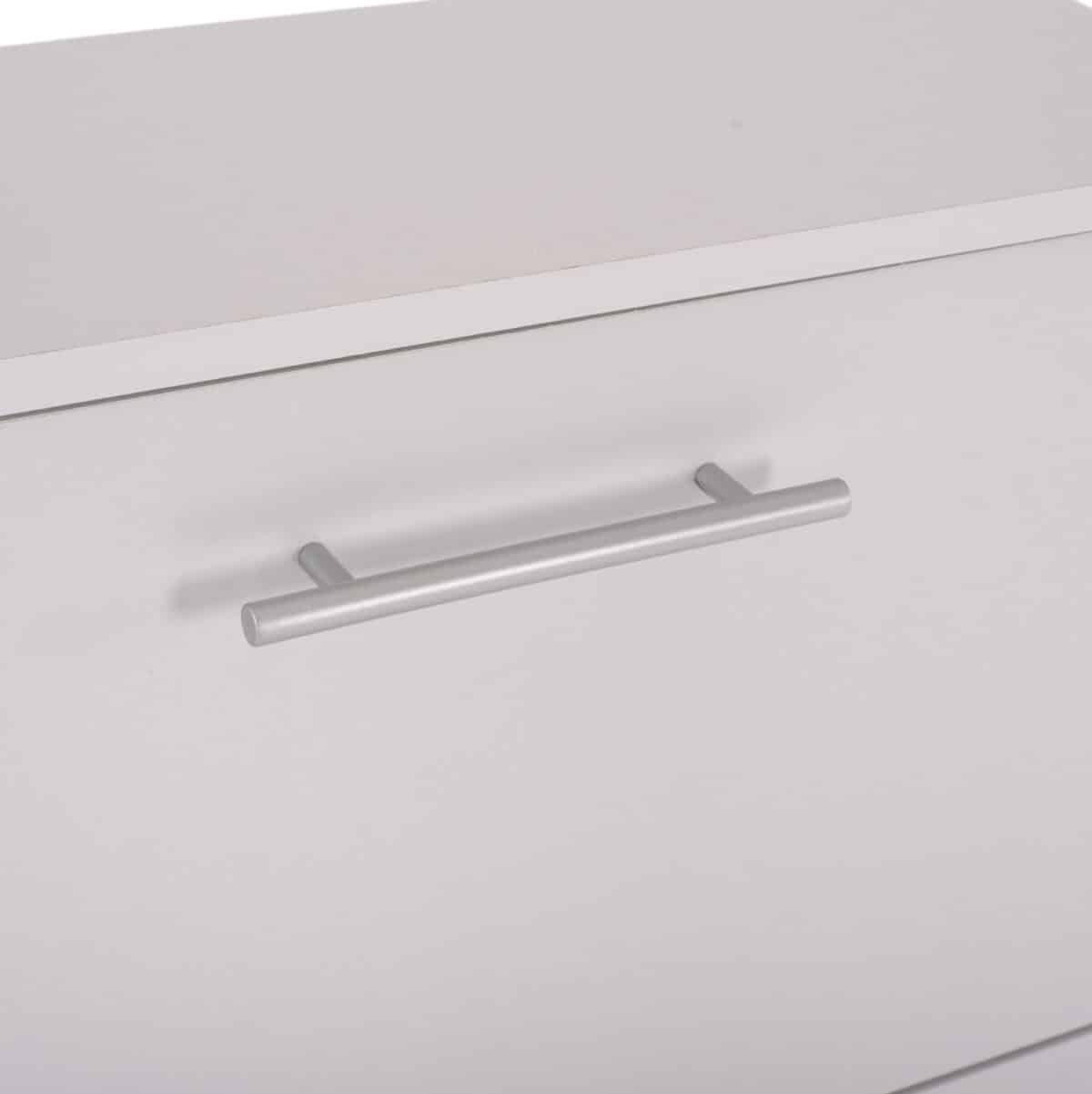 ΠΑΠΟΥΤΣΟΘΗΚΗ DAVINA ΜΕΛΑΜΙΝΗΣ 3ΘΕΣΕΩΝ HM2221.05 ΛΕΥΚΗ 62Χ24Χ110Υ εκ. - Image 6