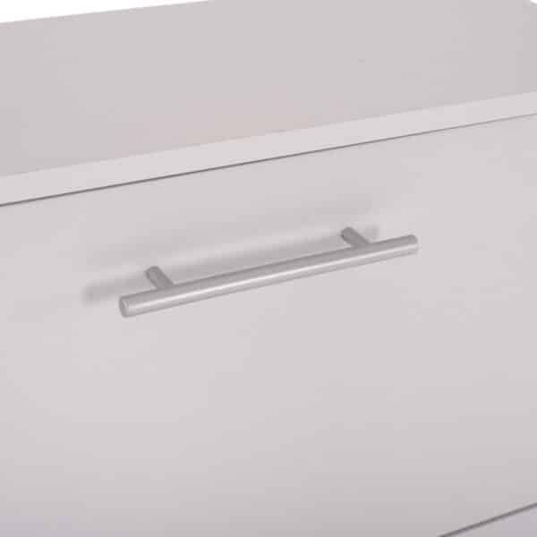 ΠΑΠΟΥΤΣΟΘΗΚΗ DAVINA ΜΕΛΑΜΙΝΗΣ 3ΘΕΣΕΩΝ HM2221.05 ΛΕΥΚΗ 62Χ24Χ110Υ εκ. - Image 6