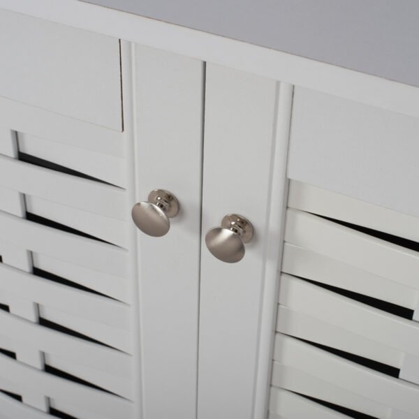 ΠΑΠΟΥΤΣΟΘΗΚΗ-ΝΤΟΥΛΑΠΙ ΜΕΛΑΜΙΝΗΣ CASSIOPE ΛΕΥΚΗ ΜΕ ΠΟΔΙΑ 77Χ34Χ67.5Υεκ.HM2208.05 - Image 5