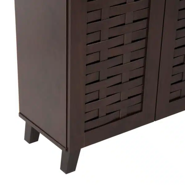 ΠΑΠΟΥΤΣΟΘΗΚΗ-ΝΤΟΥΛΑΠΙ PRODY HM9610.01 ΜΕΛΑΜΙΝΗ WENGE 3 ΠΟΡΤΕΣ 115x34x89Υεκ. - Image 6