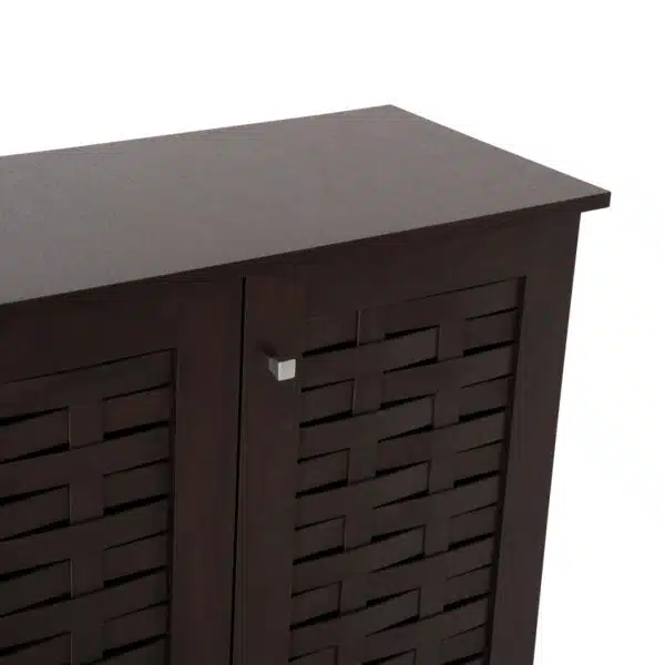 ΠΑΠΟΥΤΣΟΘΗΚΗ-ΝΤΟΥΛΑΠΙ PRODY HM9610.01 ΜΕΛΑΜΙΝΗ WENGE 3 ΠΟΡΤΕΣ 115x34x89Υεκ. - Image 9