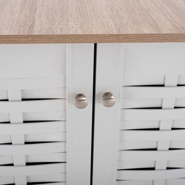 ΠΑΠΟΥΤΣΟΘΗΚΗ-ΝΤΟΥΛΑΠΙ ΜΕΛΑΜΙΝΗΣ ΜΕ 3ΠΟΡΤΕΣ HM2211.06 SONAMA-ΛΕΥΚΗ 114,5x34x68 εκ. - Image 7