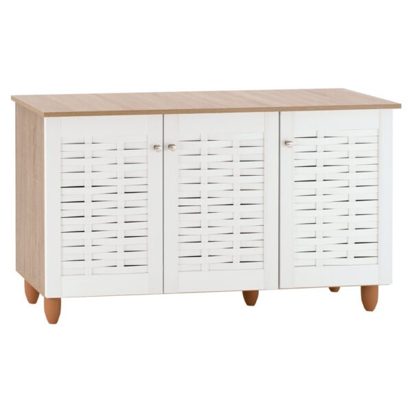 ΠΑΠΟΥΤΣΟΘΗΚΗ-ΝΤΟΥΛΑΠΙ ΜΕΛΑΜΙΝΗΣ ΜΕ 3ΠΟΡΤΕΣ HM2211.06 SONAMA-ΛΕΥΚΗ 114