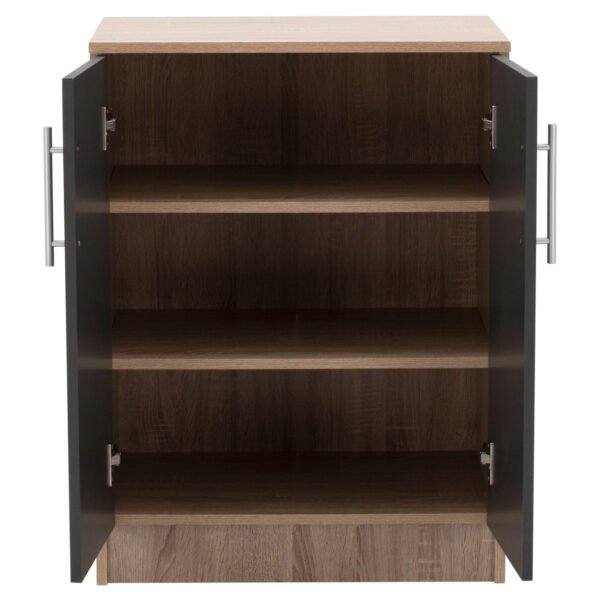 ΠΑΠΟΥΤΣΟΘΗΚΗ ΝΤΟΥΛΑΠΙ ΞΥΛΙΝΗ EMERIE HM2206.04 SONAMA-ΓΚΡΙ 60X40,5X80 εκ. - Image 5