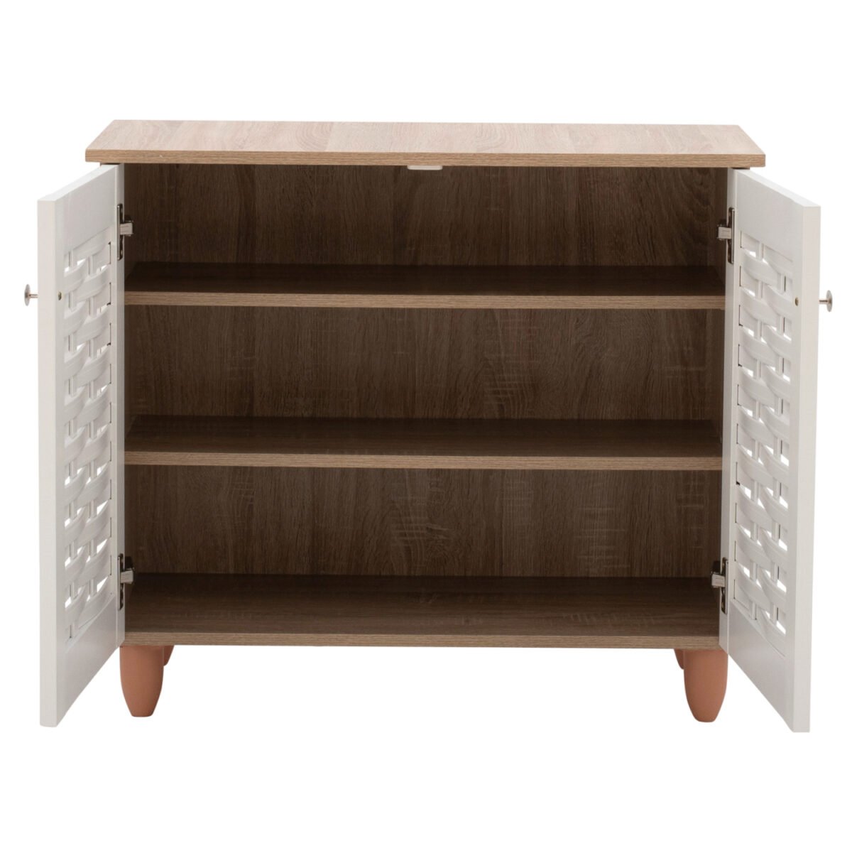 ΠΑΠΟΥΤΣΟΘΗΚΗ-ΝΤΟΥΛΑΠΙ ΞΥΛΙΝΗ HM2208.06 SONAMΑ ΛΕΥΚΗ 77Χ34Χ67,5 εκ. - Image 5