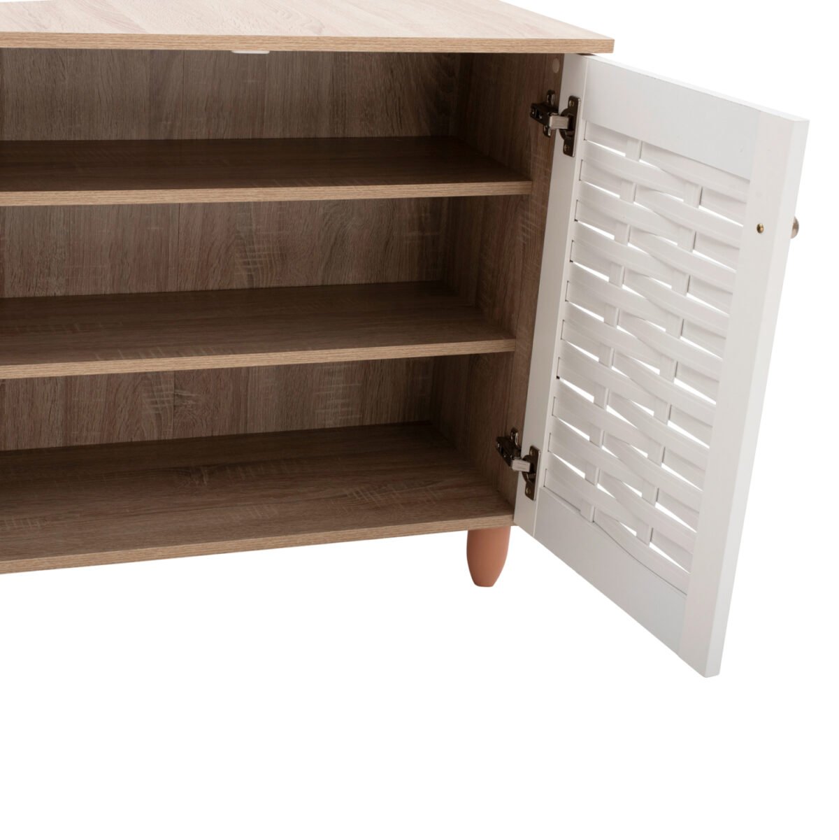 ΠΑΠΟΥΤΣΟΘΗΚΗ-ΝΤΟΥΛΑΠΙ ΞΥΛΙΝΗ HM2208.06 SONAMΑ ΛΕΥΚΗ 77Χ34Χ67,5 εκ. - Image 6