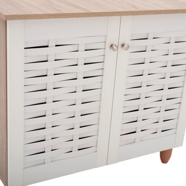 ΠΑΠΟΥΤΣΟΘΗΚΗ-ΝΤΟΥΛΑΠΙ ΞΥΛΙΝΗ HM2208.06 SONAMΑ ΛΕΥΚΗ 77Χ34Χ67,5 εκ. - Image 7