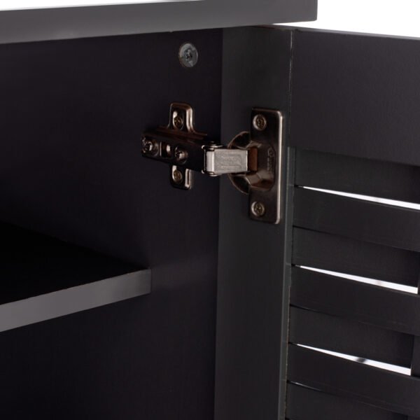 ΠΑΠΟΥΤΣΟΘΗΚΗ-ΝΤΟΥΛΑΠΙ ΞΥΛΙΝΗ KABIRA 4 ΠΟΡΤΕΣ HM2210.10 ΓΚΡΙ 77x34x123Υεκ. - Image 8