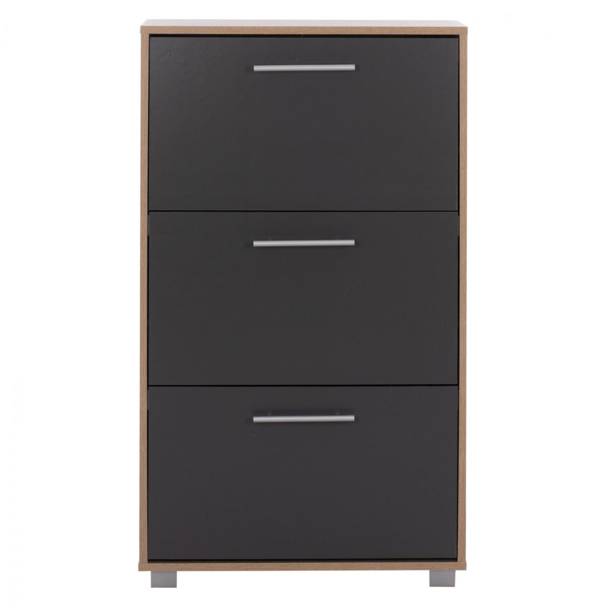 ΠΑΠΟΥΤΣΟΘΗΚΗ ΞΥΛΙΝΗ DAVINA HM2221.04 SONAMA-ΓΚΡΙ 3ΘΕΣΕΩΝ 62Χ24Χ110Υεκ - Image 4