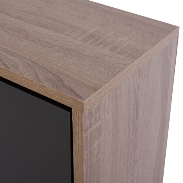 ΠΑΠΟΥΤΣΟΘΗΚΗ ΞΥΛΙΝΗ DAVINA HM2221.04 SONAMA-ΓΚΡΙ 3ΘΕΣΕΩΝ 62Χ24Χ110Υεκ - Image 9