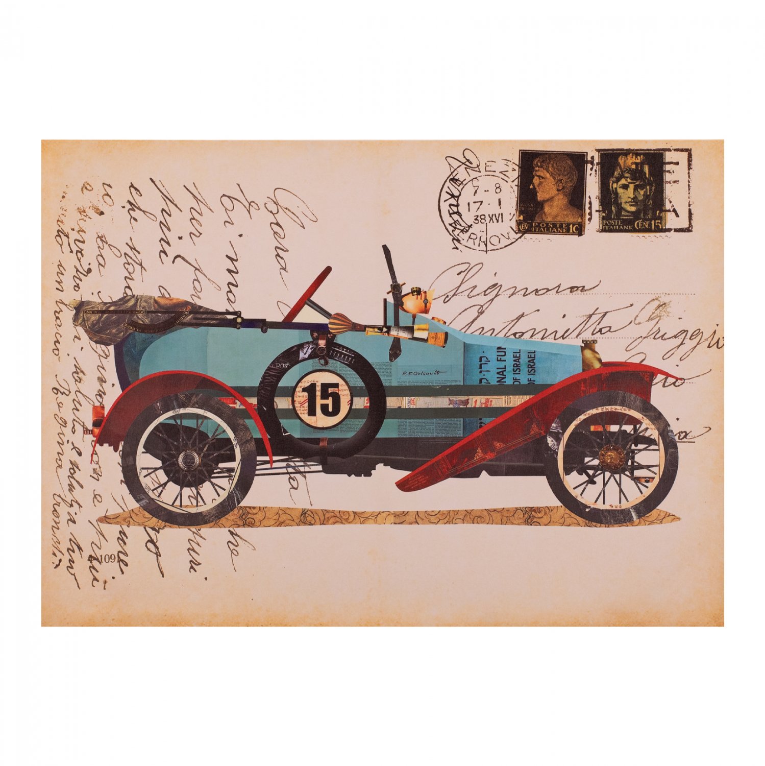 ΠΙΝΑΚΑΣ ΚΑΜΒΑΣ OLD CAR HM7153.10 70X50X2.5 εκ. ΠΙΝΑΚΑΣ ΚΑΜΒΑΣ OLD CAR HM7153.10 70X50X2.5 εκ.