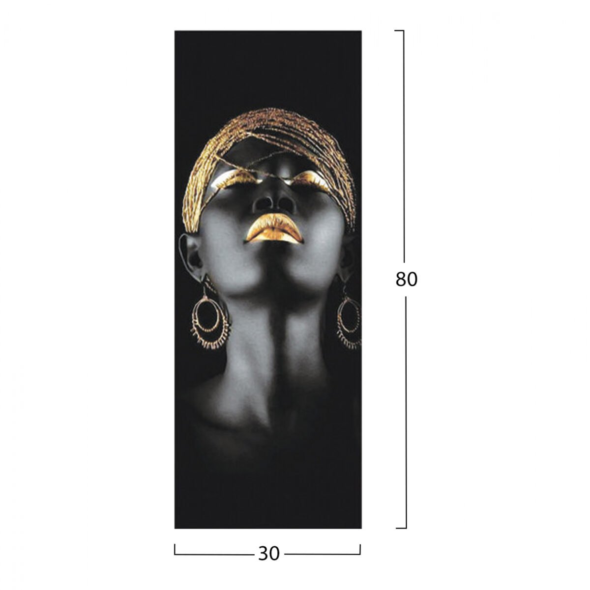 ΠΙΝΑΚΑΣ ΚΑΜΒΑΣ SENSUAL HM7198.07 30X3X80 εκ. - Image 2